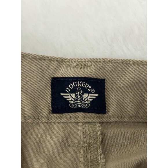 Women’s Dockers Flat Front Khaki 8 Short Tapered Legs No Wrinkle Pants NWT - Picture 13 of 16